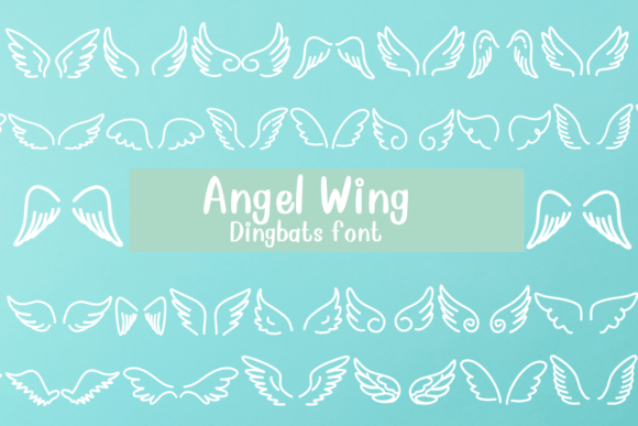 Angel Wing Typeface: Elevating Handmade Brand Identity with Heavenly Typography