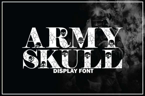 Army Skull Typeface: A Designer’s Take on Bold Digital Typography