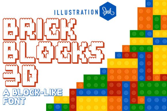 Brick Blocks 3D: The Playful Typeface That Boosts Campaign Visibility