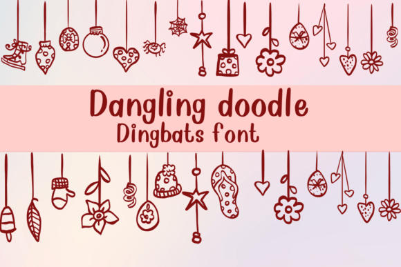 Dangling Doodle: The Playful Dingbat Typeface for Engaging Editorial Design
