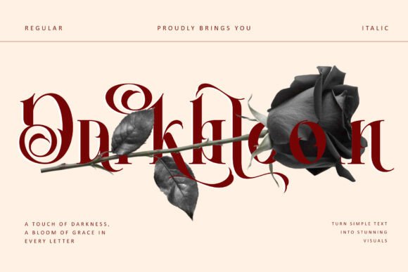 Darkbloom: A Refined Serif for Digital Branding and Web Design