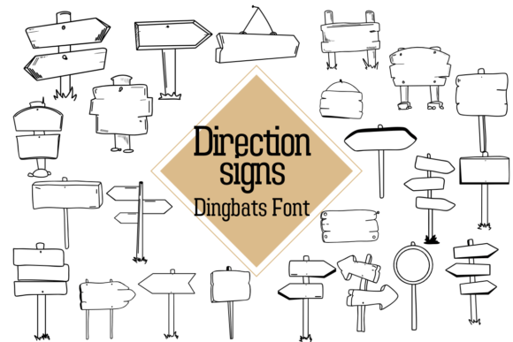 Direction Signs: The Creative Font for Scroll-Stopping Visuals