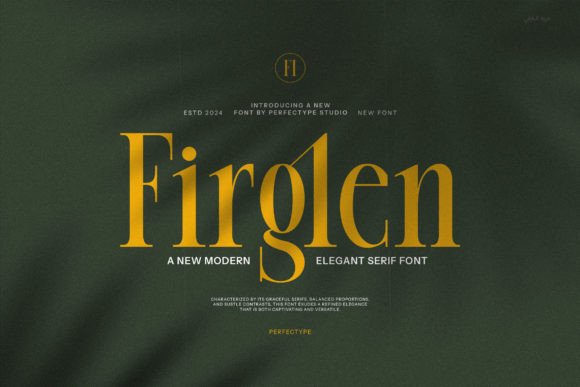Firglen Font: A Stylish Typeface for Small Business Branding