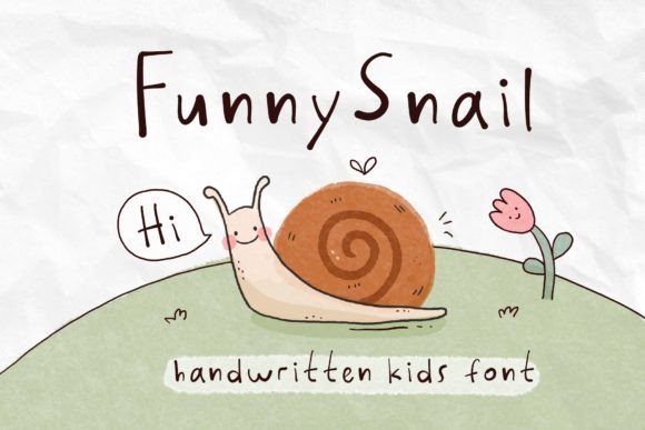 Funnysnail: A Playful Script Handwritten Font for Editorial Design