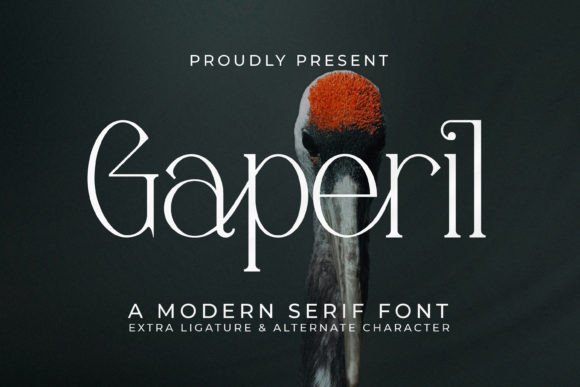 Gaperil Typeface Review: Elevating Editorial Design with Premium Serif Style