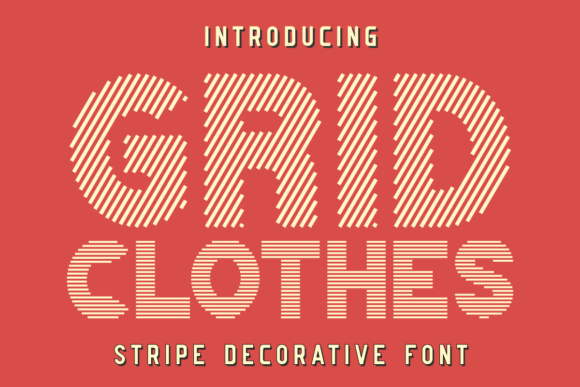 Grid Clothes: A Bold Decorative Typeface for High-Impact Web Design