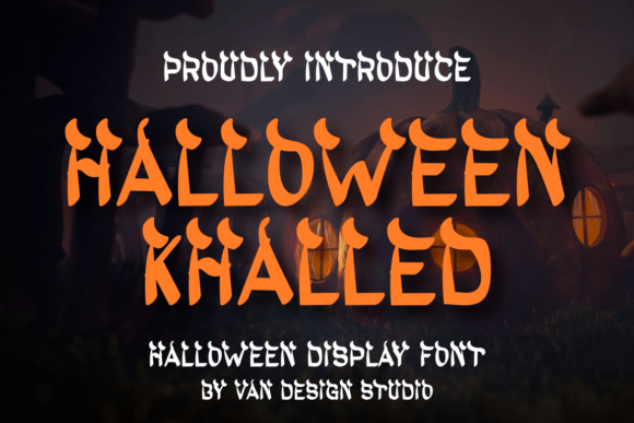 Halloween Khalled: A Spooky Typeface for Handmade Creators