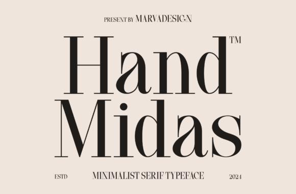 Hand Midas: A Sophisticated Serif for Editorial Design