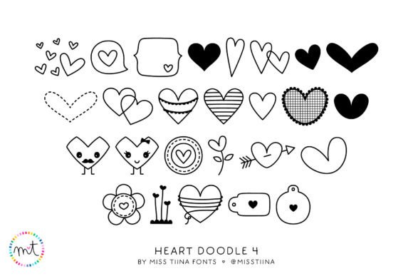 Heart Doodle 4: A Designer’s Take on Romantic Typography