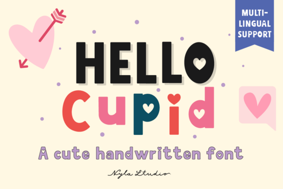 Hello Cupid: A Handwritten Typeface for Editorial Warmth