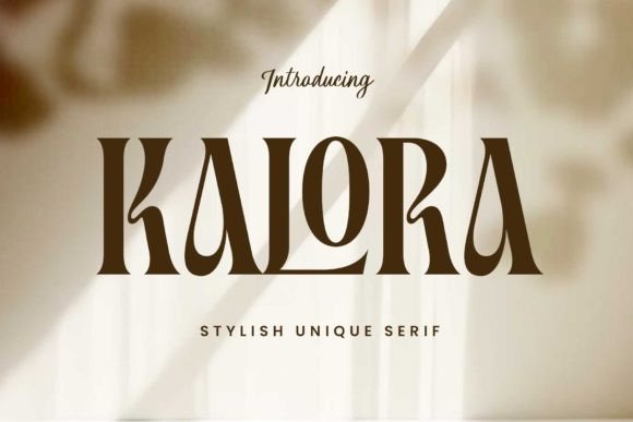 Kalora Typeface Review: Elevating Brand Identity with Regal Serif Design