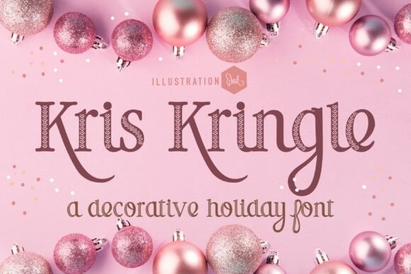 King Kringle: A Flourished Serif Font for Editorial Design