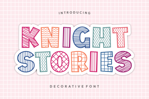 Knight Stories: A Whimsical Typeface for Editorial Design