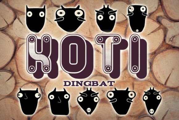 Koti: The Perfect Dingbat Font for Handmade Labels and Printables