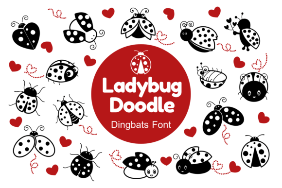 Ladybug Doodle: The Perfect Creative Font for Crafters and Sellers