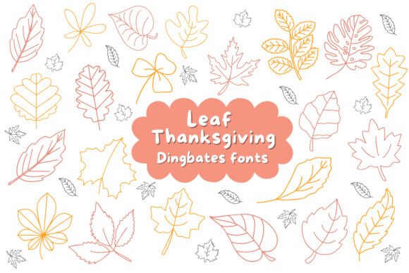 Leaf Thanksgiving: A Creative Dingbat Typeface for Editorial Design