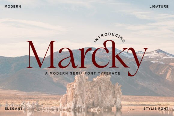Marcky Typeface: A Playful Serif for Handmade Branding
