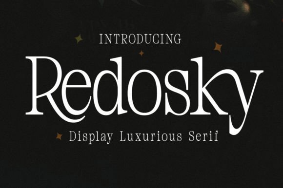 Redosky: A Versatile Serif Font for Editorial Design