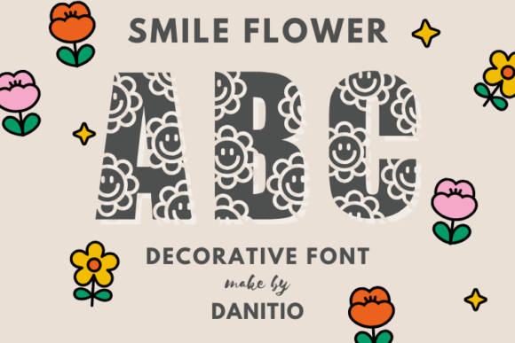 Smile Flower Typeface Review: A Playful Decorative Font for Brand Identity