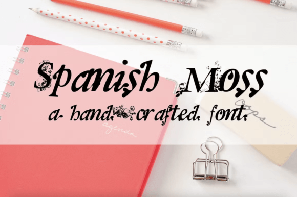 Spanish Moss Typeface Review: A Floral Serif for Boutique Branding