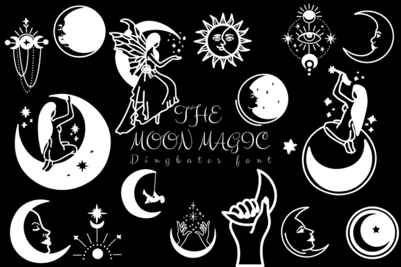 The Moon Magic Typeface: Enchanting Editorial Design