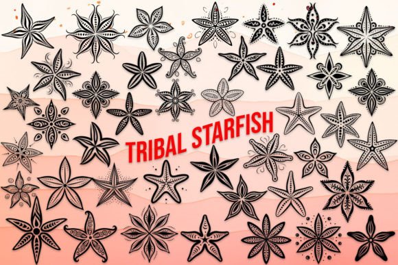 Tribal Starfish Typeface: Elevating Editorial Design with Organic Texture