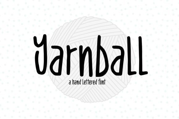 Yarnball Typeface: Adding Handmade Charm to Your Craft Shop